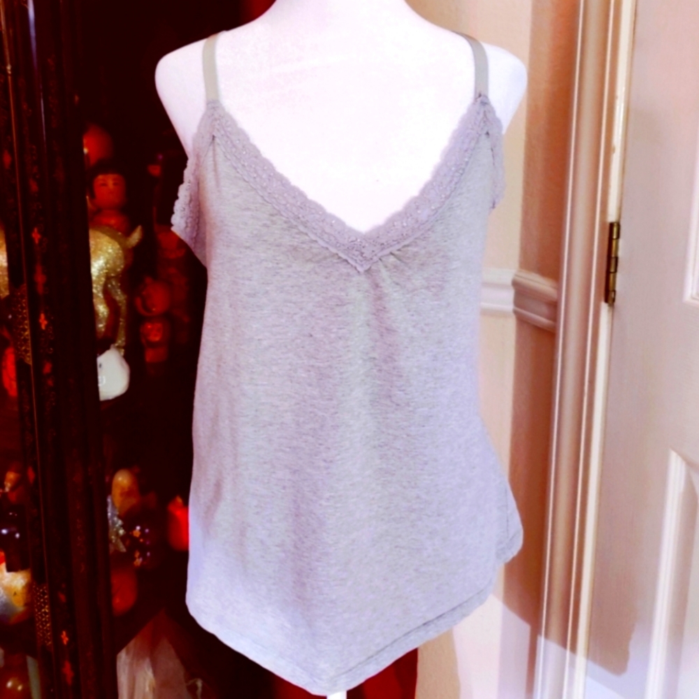 Y2K Torrid Lace Trimmed Tank Top